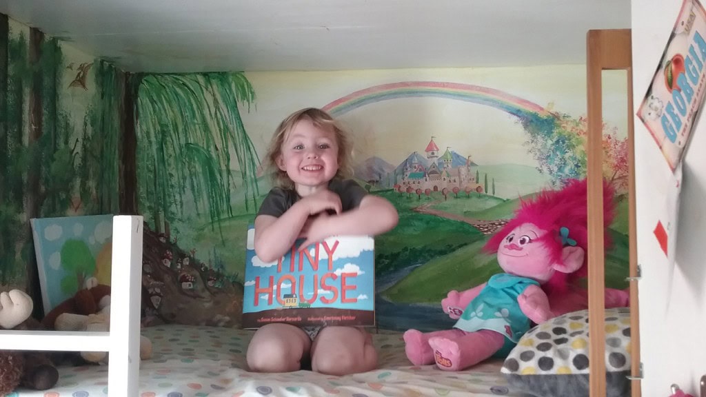 Hazel got her book!