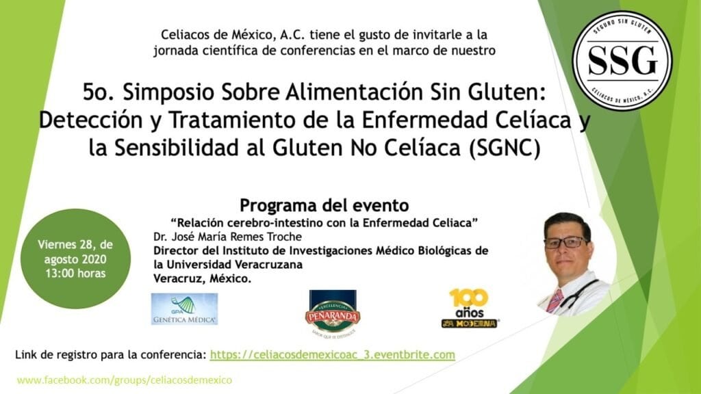Programa del evento: Relacion cerebro-intestino con la enfermedad celiaca Doctor 2020