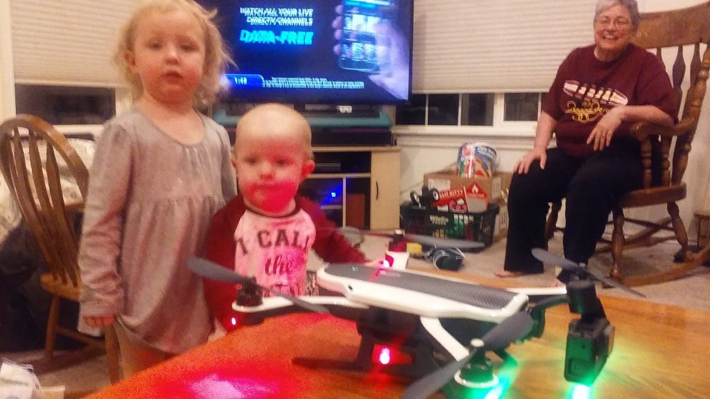 Uncle Nathan got a cool new toy, James is jealous they got to see it :)
