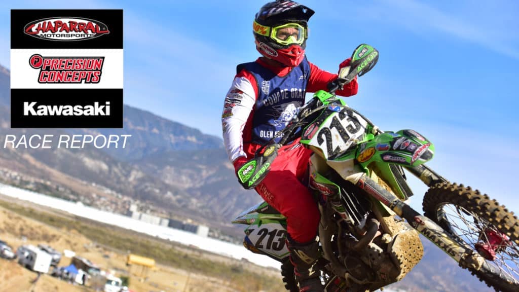 2018 day in the dirt justin seeds chaparral motorsports precision concepts kawasaki team green