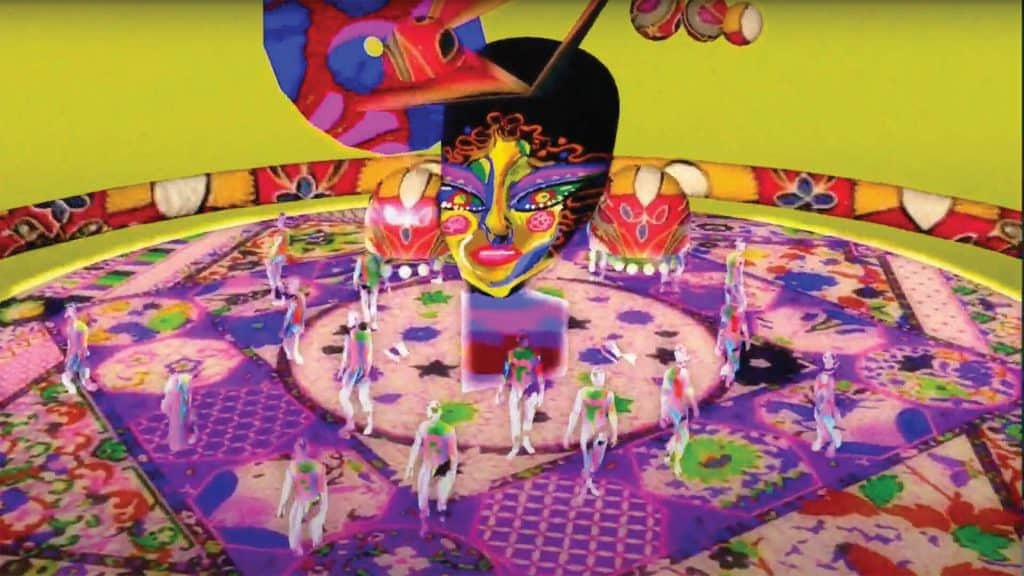 Still from Gaali. Music by Shamik. Video directed and animated by Prithi Khalique.
