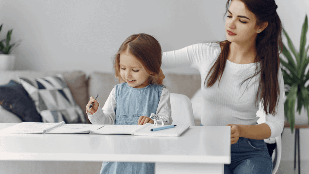 how to work at home with kids