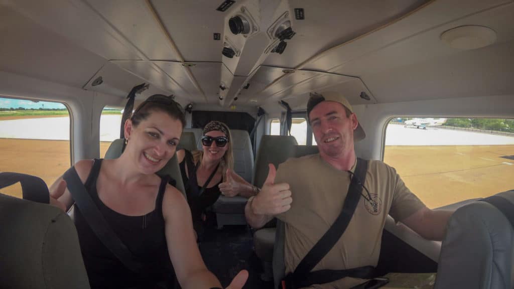 Ready to fly over Okavango Delta