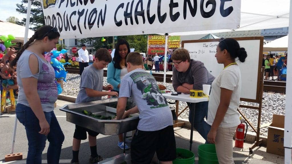NC Pickle Festival booth
