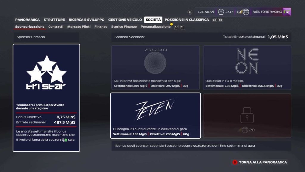 f1 2020 videogame sponsor