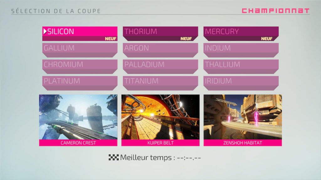 Voici le tableau récapitulatif de Supersonic. Il reste à le remplir.