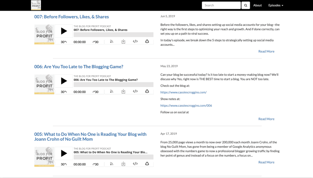 blog for profit podcast