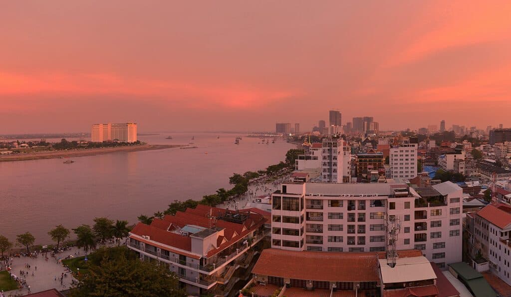 phnom penh sunset