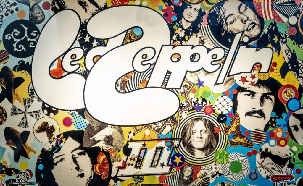 Led Zeppeling Pinball Backglass Led Zeppeling Pinball Backglass