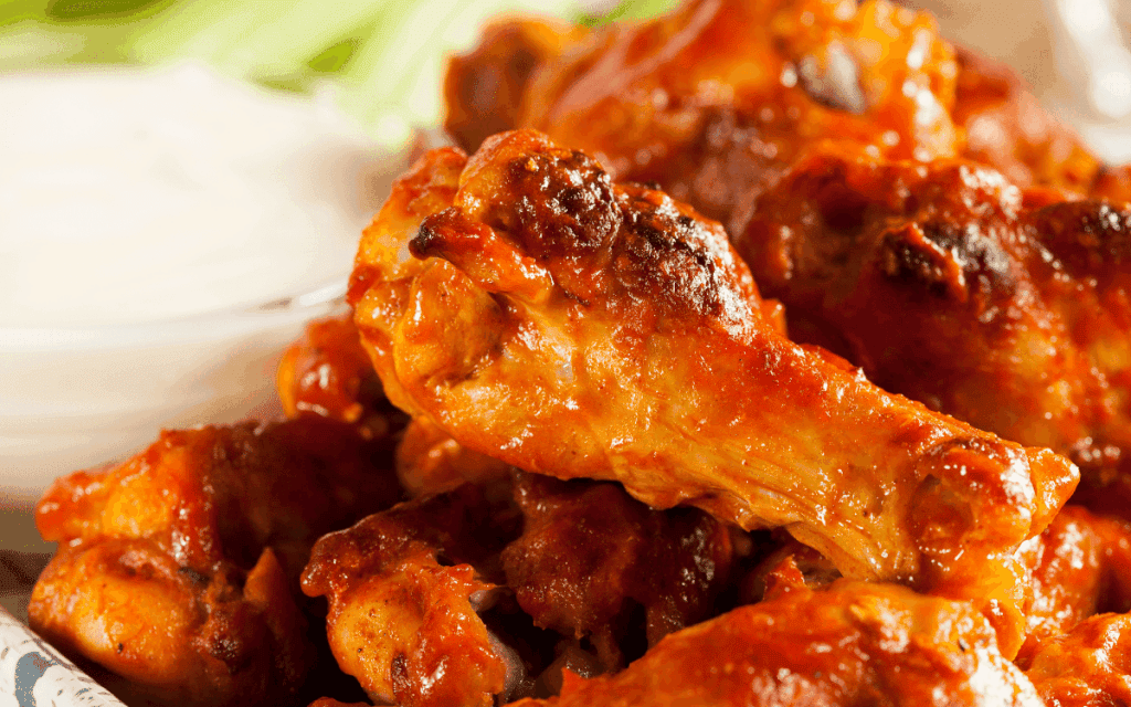 Served Low Carb Buffalo Hot Wings