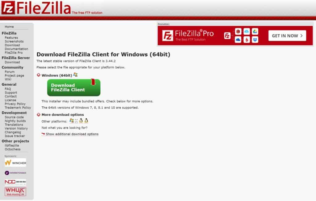 Filezilla download for windows 10 64 bit free