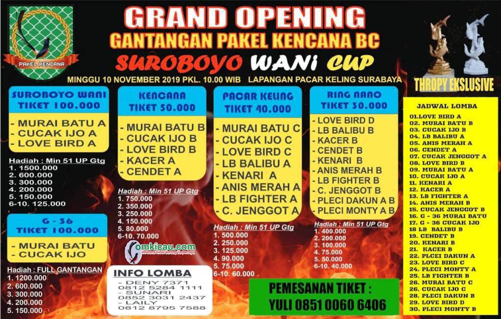Pakel kencana,Minggu 10 November 2019