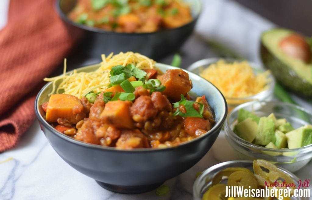 sweet potato lentil chili recipe