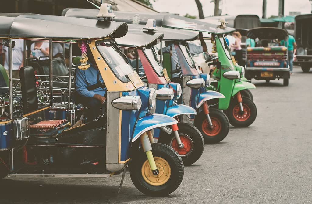 Try to use local transport as much as possible.