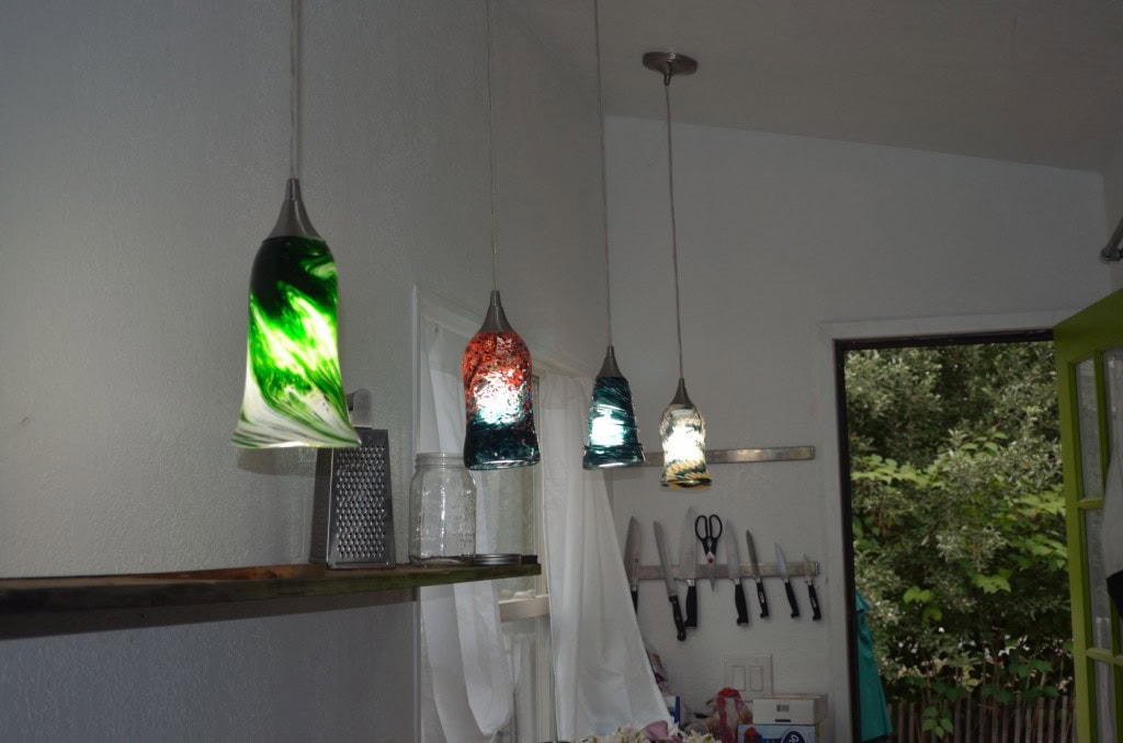 I LOVE them! I liked the mason jars but these are family pieces of art now, one done by each of my brothers and me!