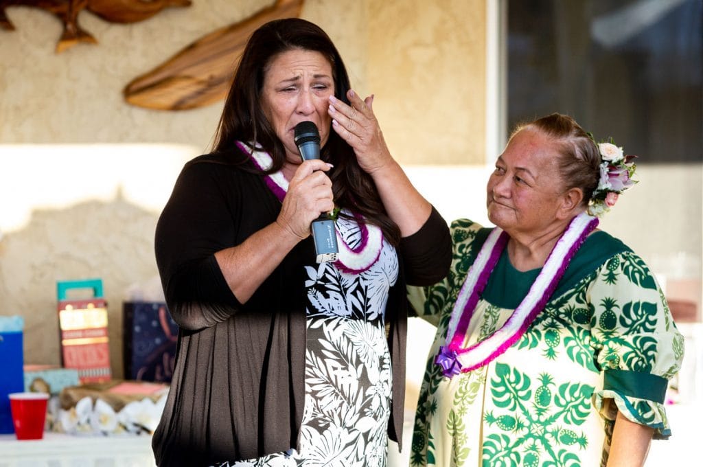 mother of bride speech at hawaiian wedding