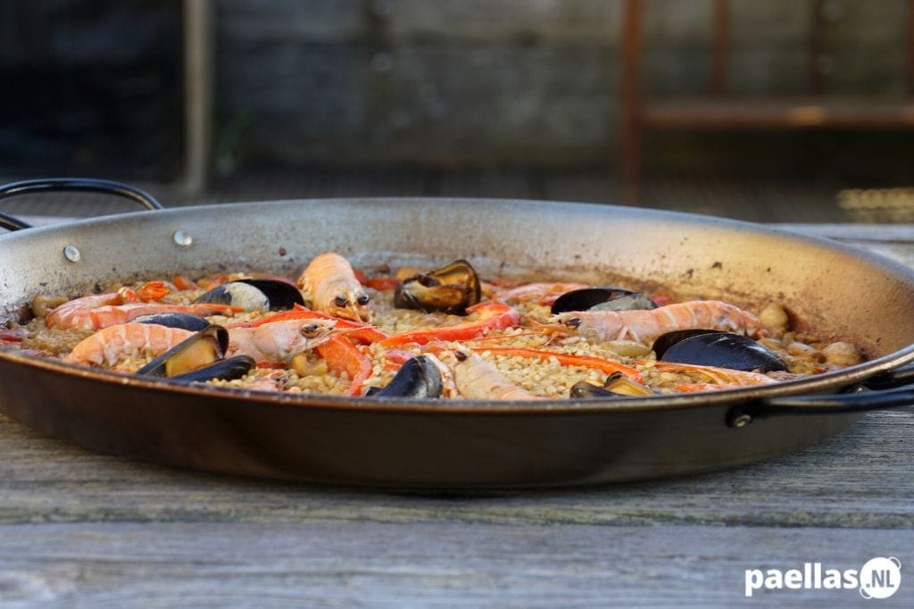 Paella met Zeevruchten Recept Paella de Marisco Recept