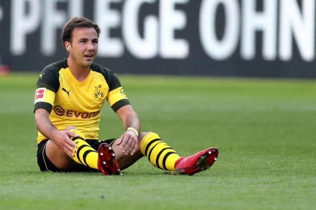 The frustrations have only continued mounting for Gotze. (Photo courtesy - Christof Koepsel/Bongarts/Getty Images)