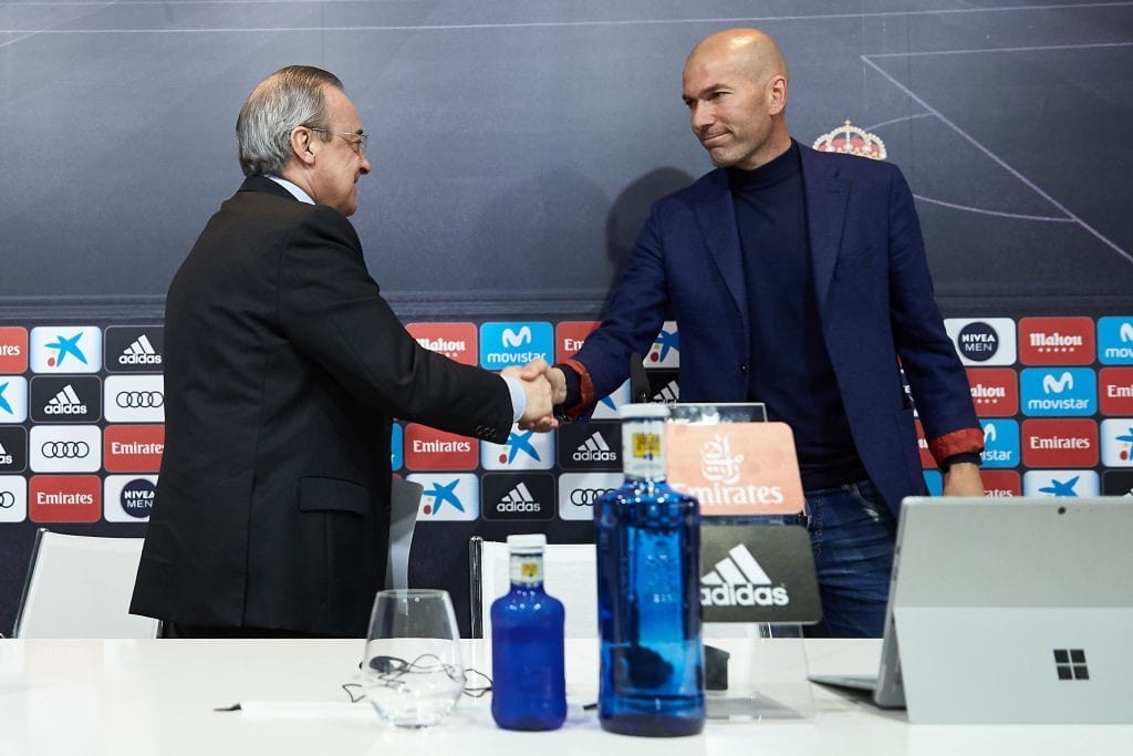 Zidane's departure has created a frenzied atmosphere at Real Madrid. (Photo courtesy - Gonzalo Arroyo Moreno/Getty Images)