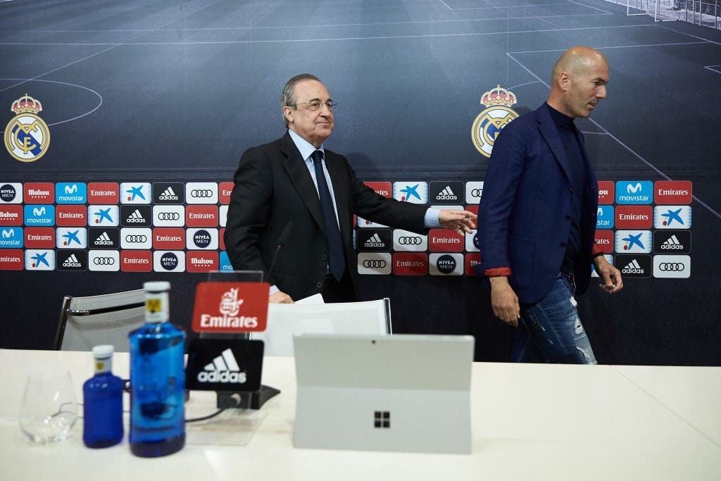 Zidane bid adieu to Real Madrid after the end of the 2017-18 season. (Photo courtesy - Gonzalo Arroyo Moreno/Getty Images)