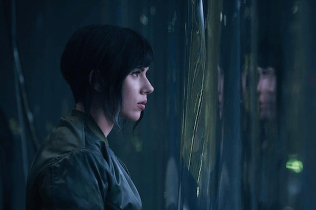 Scarlett Johansson in Ghost in the Shell