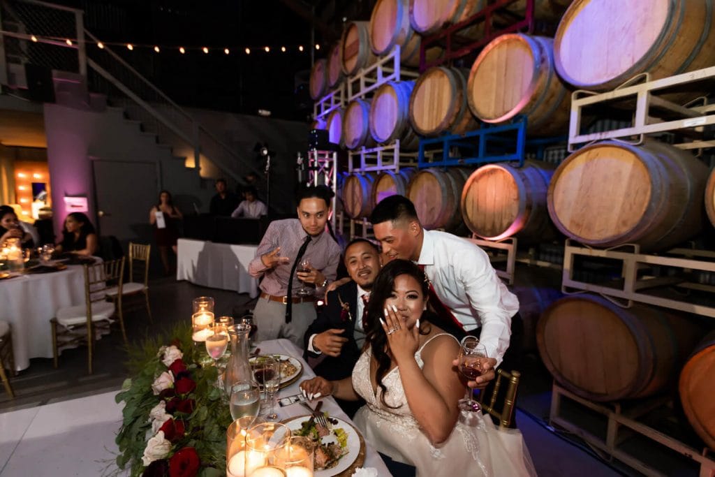 Winery SF wedding Treasure Island