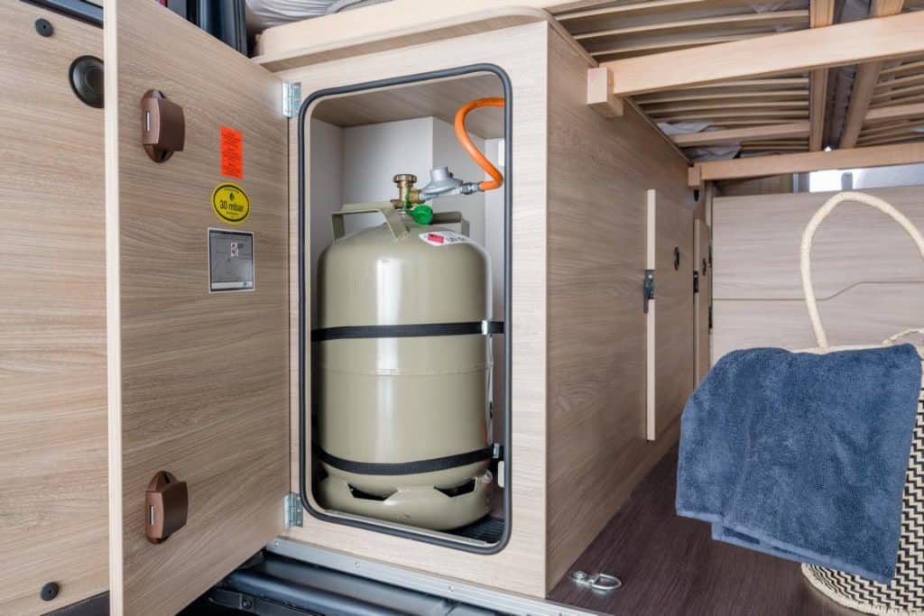 Gasflasche Wohnmobil Extras mieten bei Moon Camper Berlin