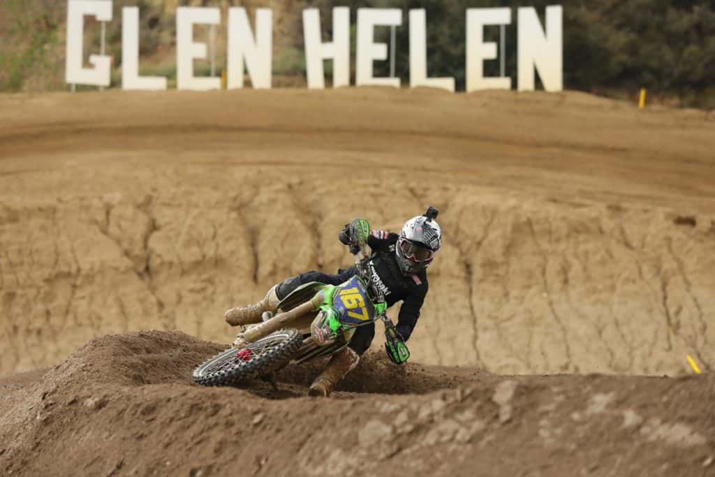 2019 glen helen sprint hero zach bell kawasaki team green precision concepts