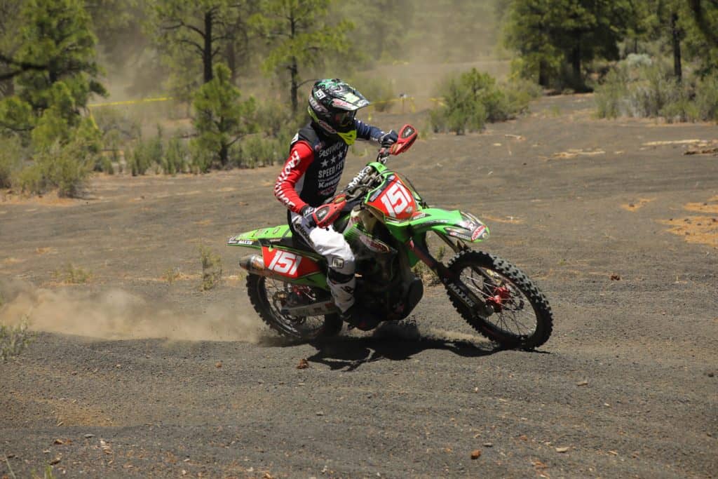 2019 cinder hills sprint hero clay hengeveld kawasaki team green
