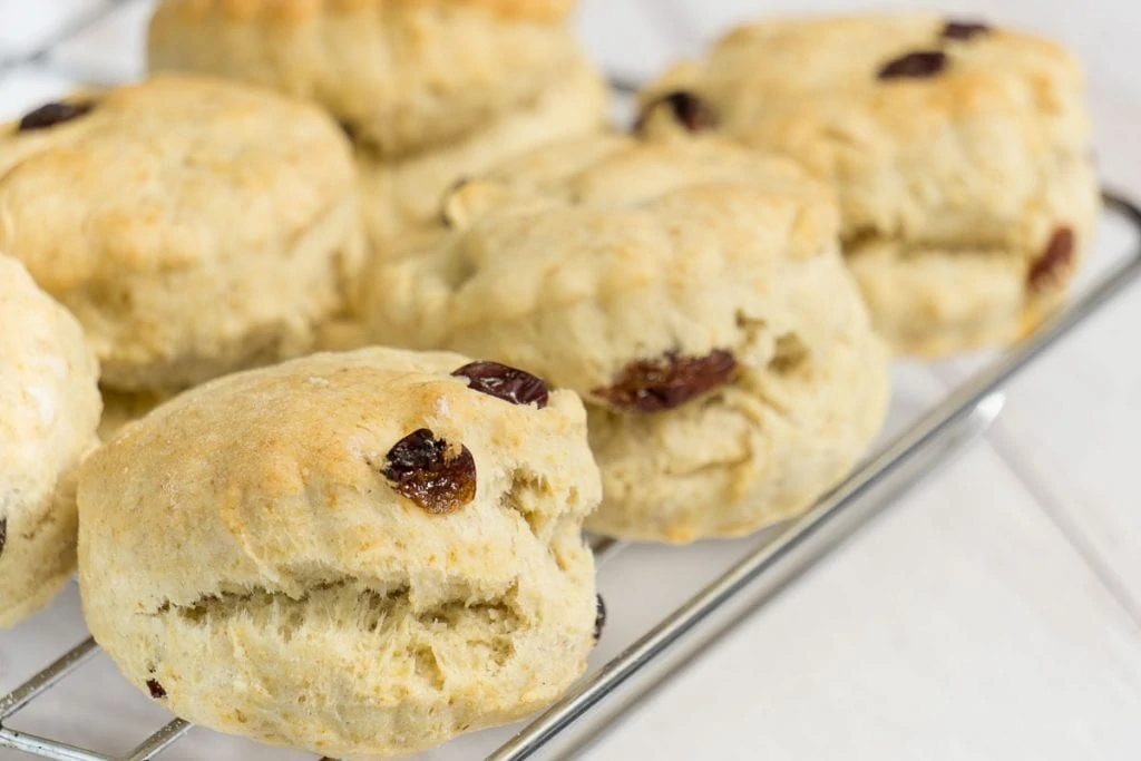 Quick Scone Recipe - Scones on a cooling rack