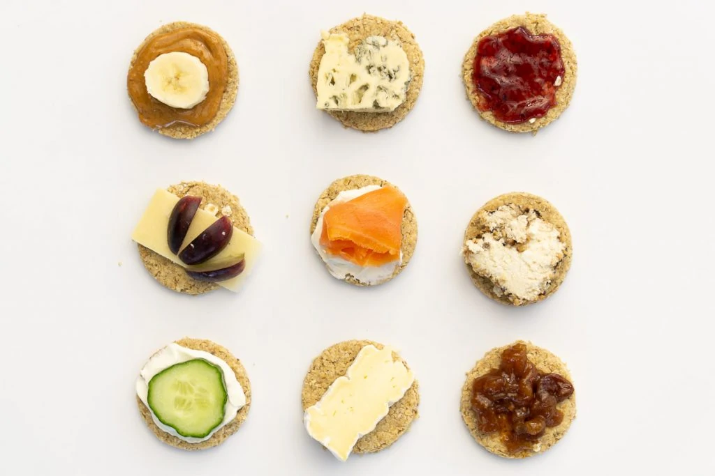 Scottish OatCakes with toppings