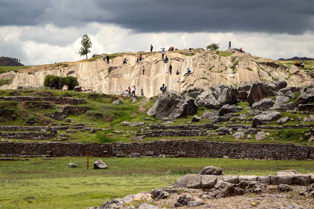 Rock slides Cusco