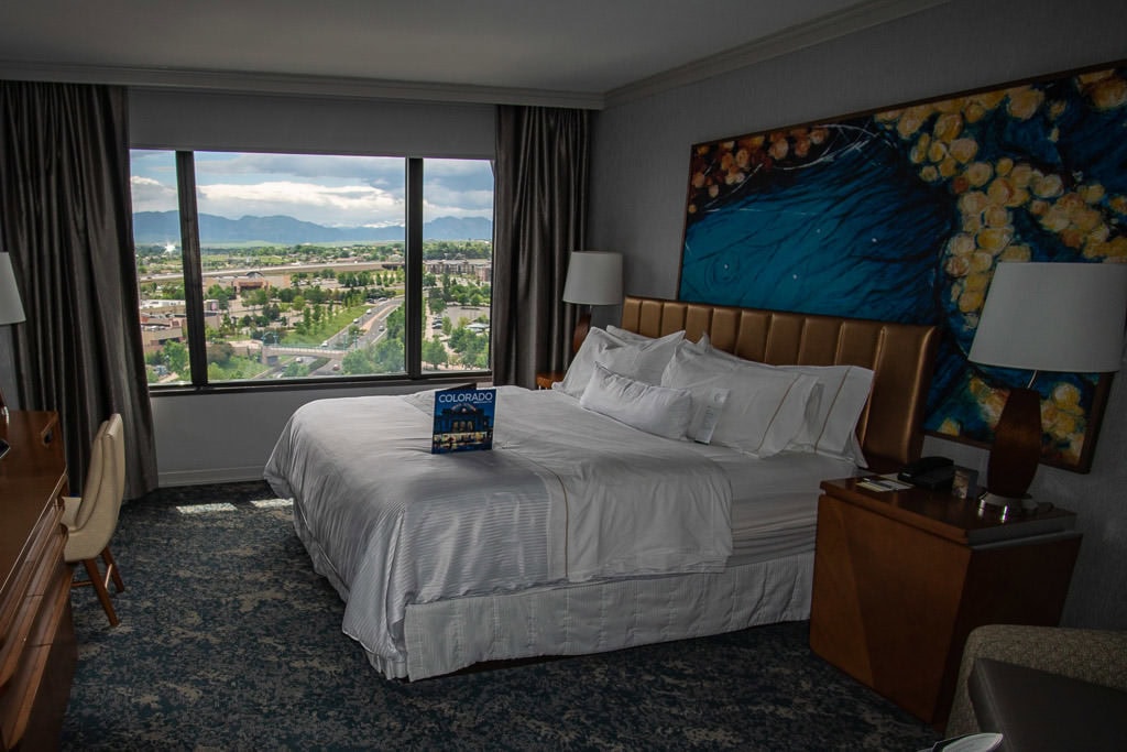 Our room with mountain views at the Westin