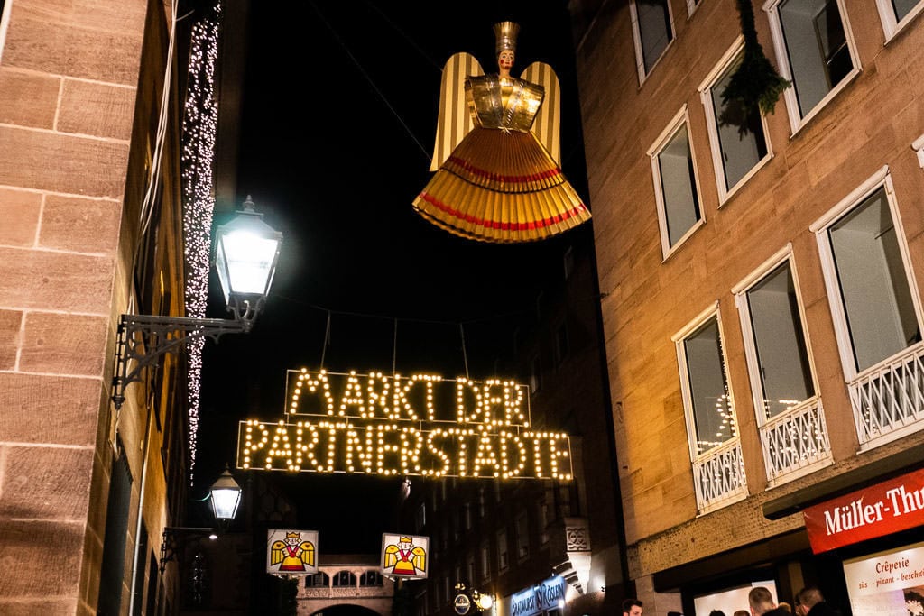 Nuremberg christmas market in germany