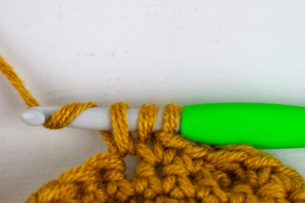 Learn to crochet the bobble stitch witht this video and photo tutorial and then use it to make a quick and easy soap mat pattern.