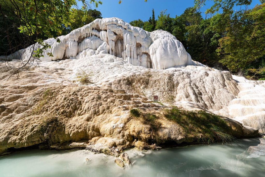 La Balena Bianca in Bagni San Filippo.