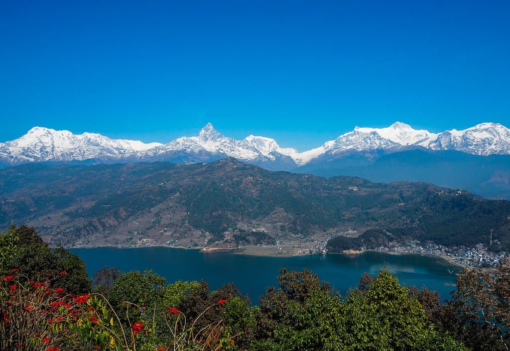 The views from the world peace pagoda are amazing.