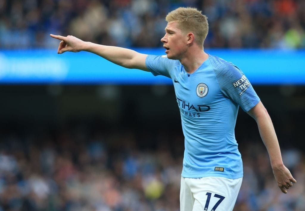 Manchester City will be missing De Bruyne, as the midfielder is yet to recover from his ligament injury. (Photo by Lindsey Parnaby/AFP/Getty Images)