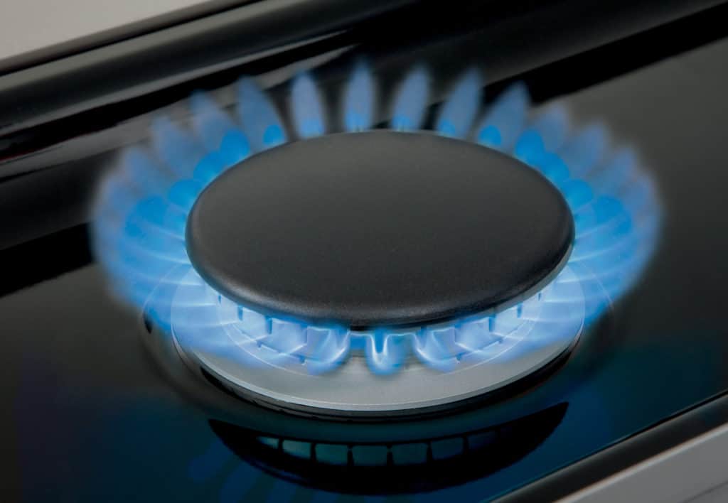 image of Wolf Dual Stacked Burner in use
