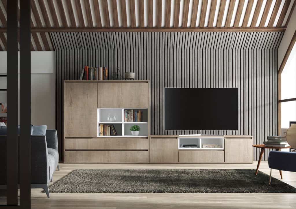 Módulo de tv y buffete comedor 7