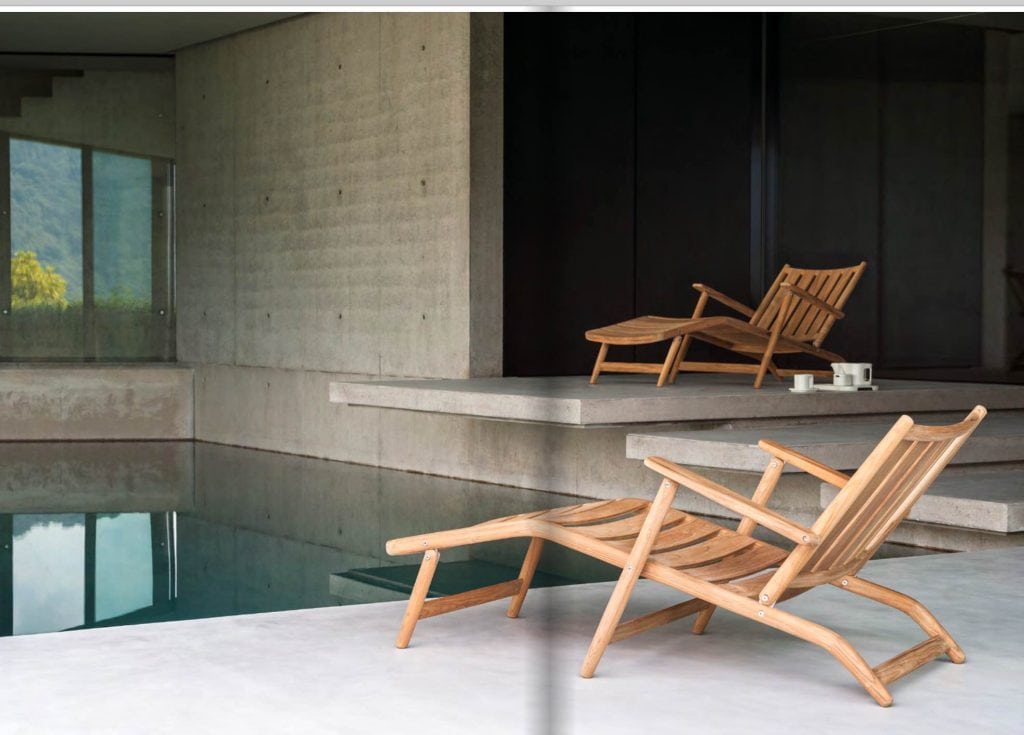 LEVANTE Chaise-Longue Teak