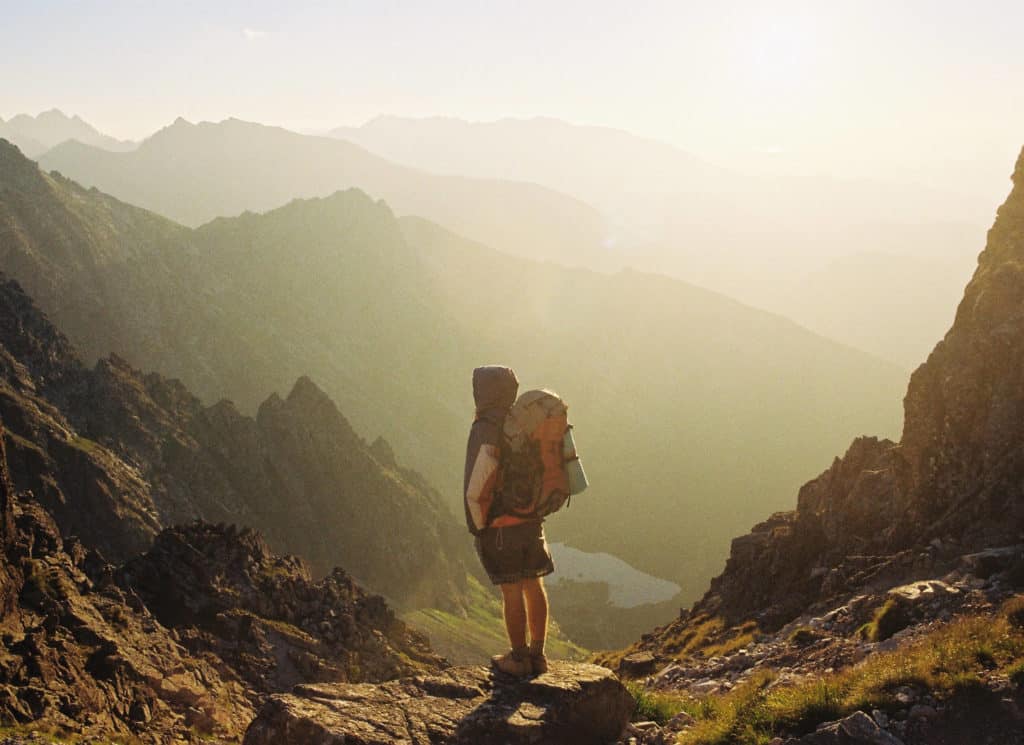 Backpacking shoes