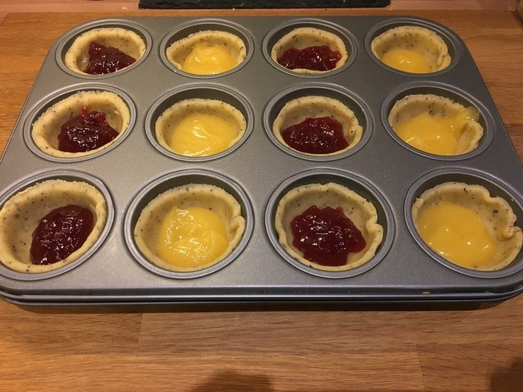 Easy Jam Tarts made with Basil infused pastry Amateur Chef