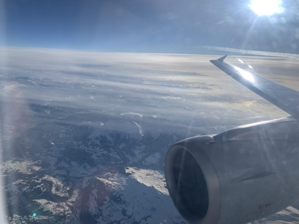 Eurowings BIZ Class von Eurowings die Alpen