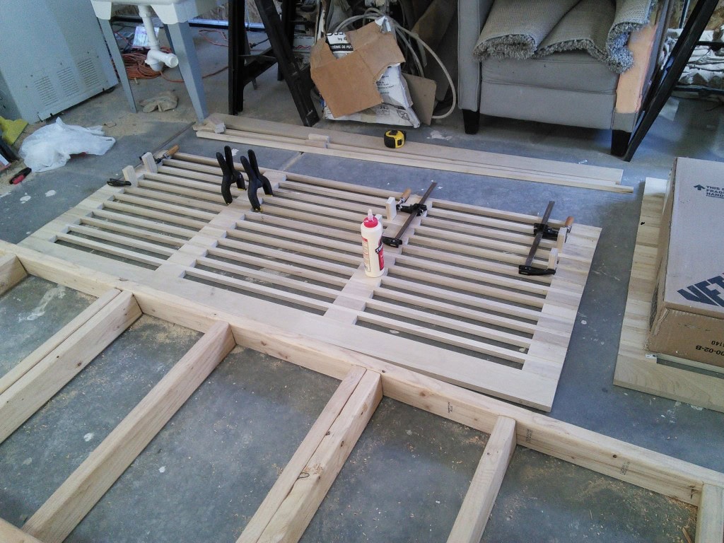 I glued all the pieces together