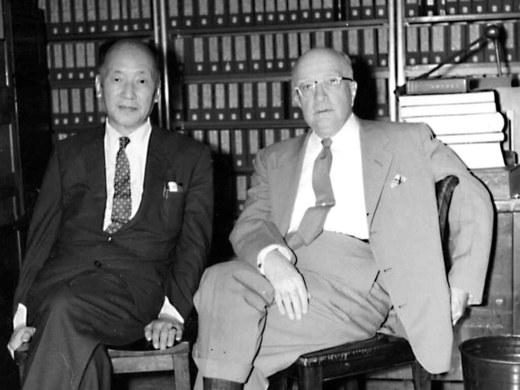 Dr. Arthur W. Hummel, my grandfather, and a colleague at the U.S. Library of Congress in Washington DC.