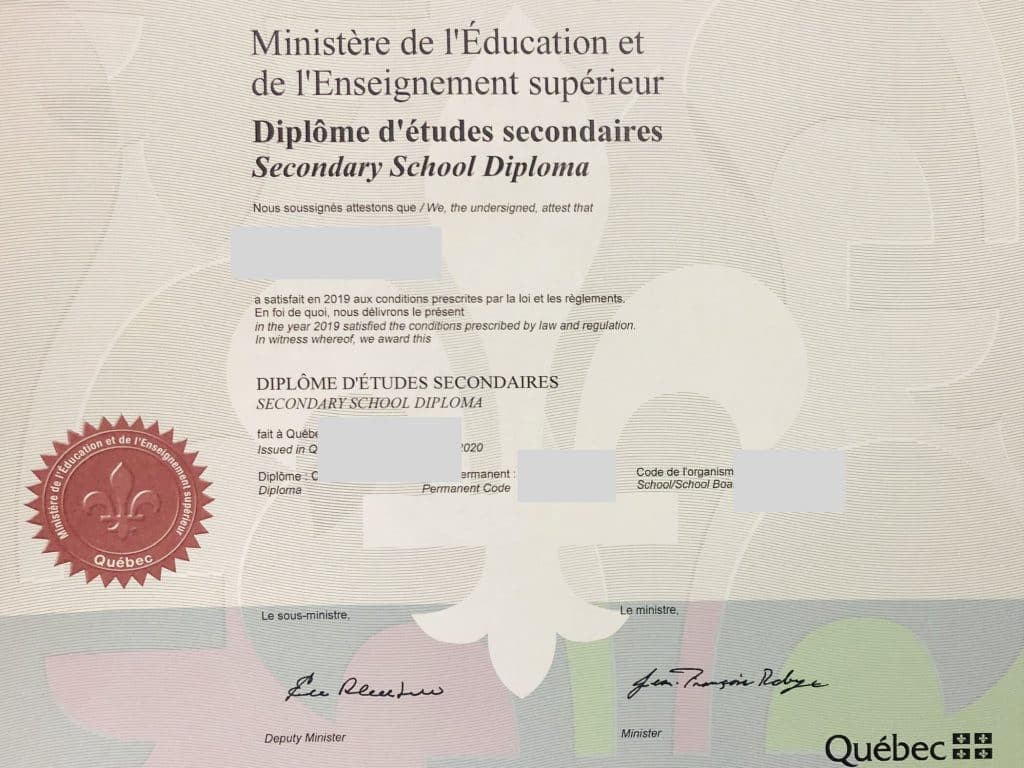 how to get a Highschool Diploma for Nurses in Montreal