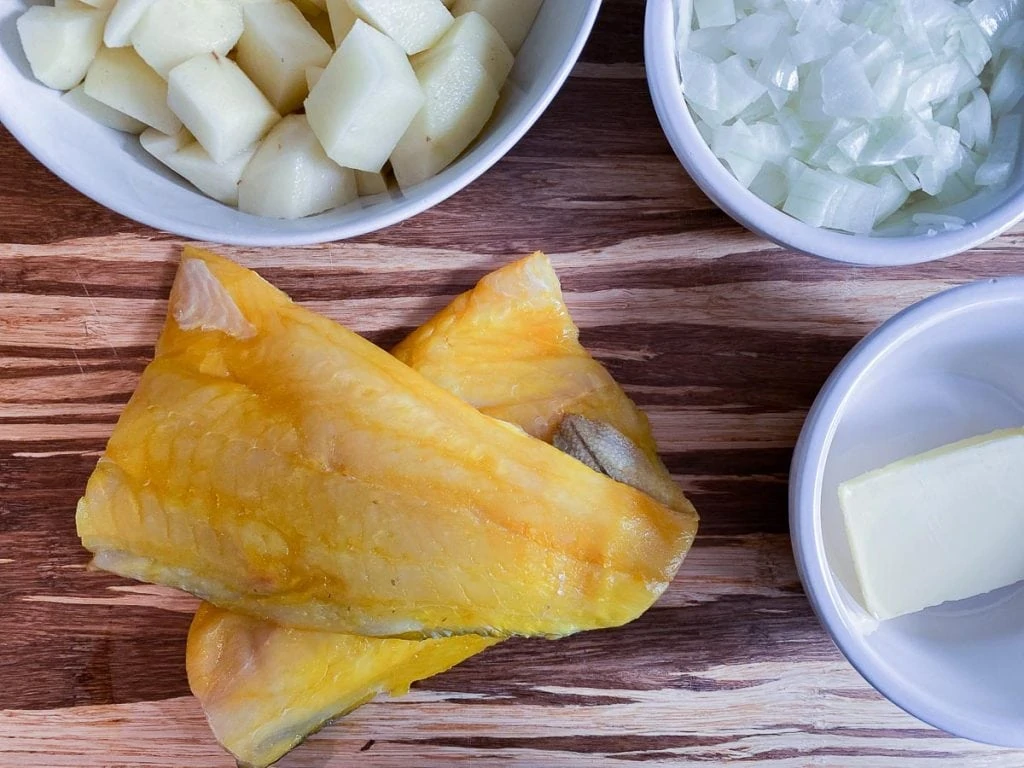 Ingredients for Scottish Smoked Haddock Soup