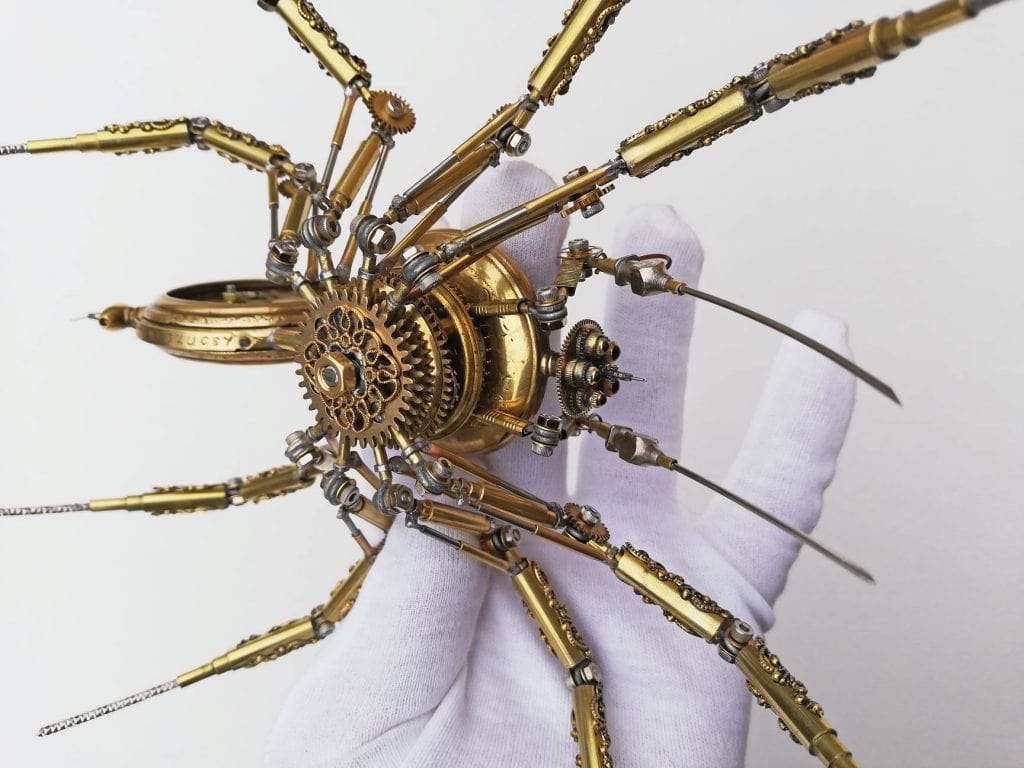 Amazing Steampunk Spider by Peter Szucsy