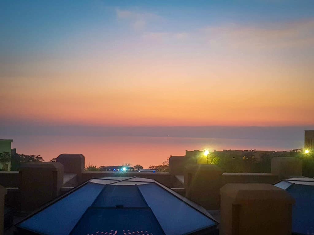 Sunset over the Dead Sea